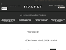 Tablet Screenshot of italpet.com